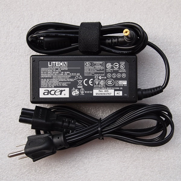 ACER ADP-65VH D AC Adapter Charger Power Supply Cord wire Original Genuine OEM
